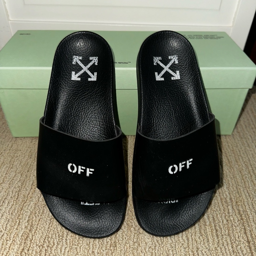 Off-White Black ‘Off’ Stamp Slides